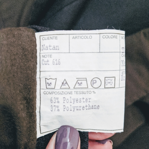 Rare Italian two-sided wool coat rain coat - Picture 5 of 8